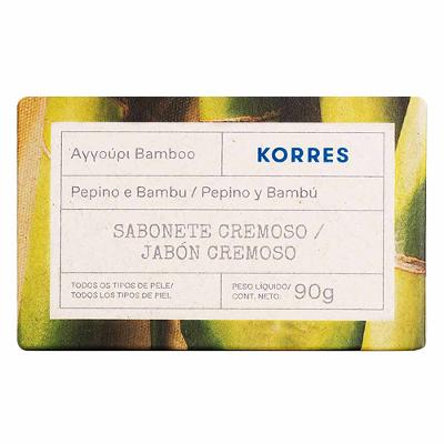 Sabonete em Barra Korres – Pepino e Bambu