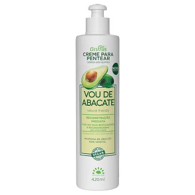 Griffus Vou de Abacate Creme para Pentear