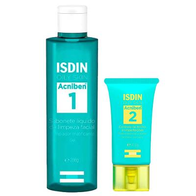 Isdin Acniben Kit - Sabonete Líquido Facial + Gel Creme Facial
