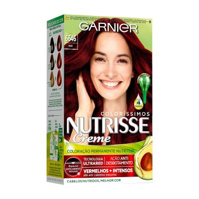 Coloração Nutrisse Coloríssimo Garnier 6646 Rubi