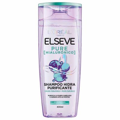 Shampoo L'Oréal Paris Elseve Pure Hialurônico