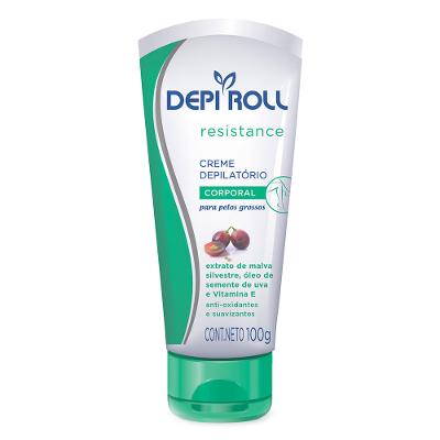 Creme Depilatório Corporal DepiRoll - Creme Depilatório Corporal para Pelos Grossos