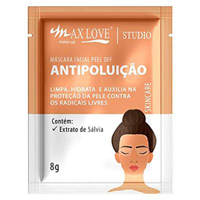 Máscara Facial Peel Off Max Love Sache - Antipoluição