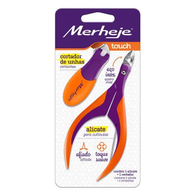 Merheje Touch Laranja e Violeta Kit - Alicate + Cortador