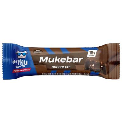 Barrinha de Proteína +Mu Performance Mukebar Chocolate