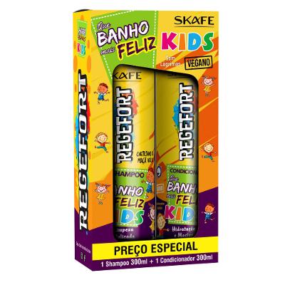 Skafe Regefort Que Banho Mais Feliz Kit – Shampoo + Condicionador