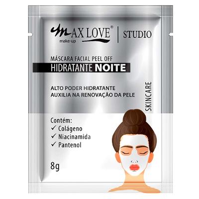 Máscara Facial Hidratante Peel Off Max Love Sache Noite