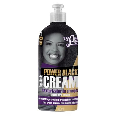 Texturizador De Crespos Soul Power - Power Black Big Black Cream