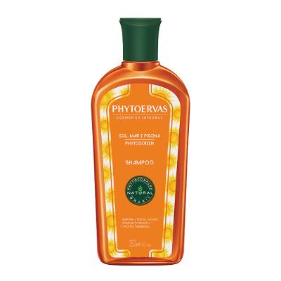 Phytoervas Sol Mar e Piscina Shampoo para Cabelos Expostos ao Sol