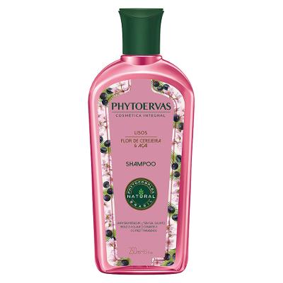 Phytoervas Lisos Flor de Cerejeira e Açaí – Shampoo