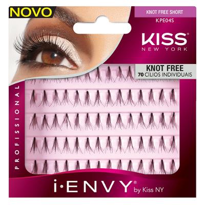 Cílios Postiços Kiss NY - I-Envy Individual sem Nó Curto
