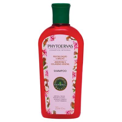 Phytoervas Revitalização e Brilho Andiroba e Colágeno Vegetal – Shampoo