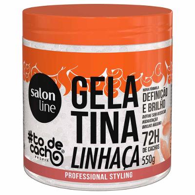 Gelatina Linhaça #todecacho Definição e Brilho Salon Line