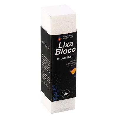 Lixa para Unhas com 4 lados Macrilan – Polimento e Brilho LX08