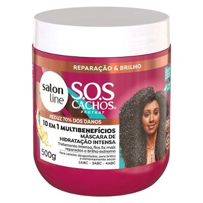 Salon Line SOS Cachos 10 em 1 Multibenefícios Máscara