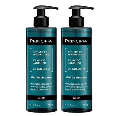 Principia-GL-01 Kit – Gel de Limpeza Facial com 2 Unidades