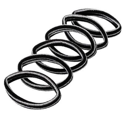 Elásticos de Cabelo Sem Metal Proart com Fios Pratas