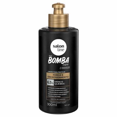 Salon Line Bomba Força E Engrossamento Creme de Pentear