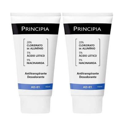 Principia - AD-01 Kit – Desodorante Anti-transpirante com 2 Unidades