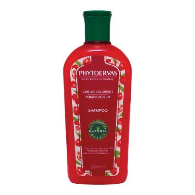 Phytoervas Romã e Urucum Shampoo para Cabelos Coloridos