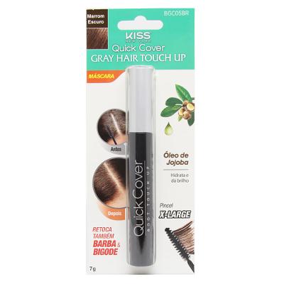 Máscara de Retoque Capilar Kiss NY - Gray Hair Touch Up