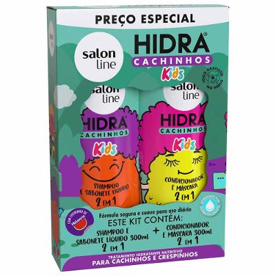 Salon Line Hidra Cachinhos Kids 2 em 1 Kit - Shampoo + Condicionador