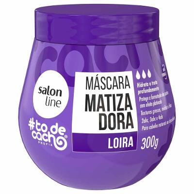 Máscara Matizadora Salon Line #todecacho Loira Roxa