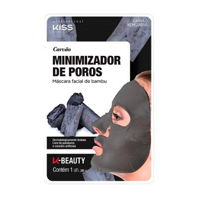 Máscara Facial de Bambu KISS NY Professional - Carvão
