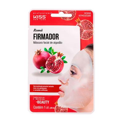 Máscara Facial Kiss NY - Máscara Facial de Algodão Romã