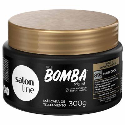 Salon Line Bomba Força E Engrossamento Máscara