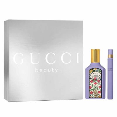Gucci Flora Gorgeous Magnolia Coffret Perfume Feminino EDP + Travel Size