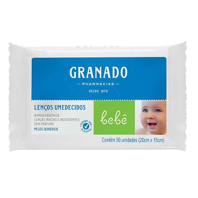 Lenços Umedecidos Bebê Peles Sensíveis Granado