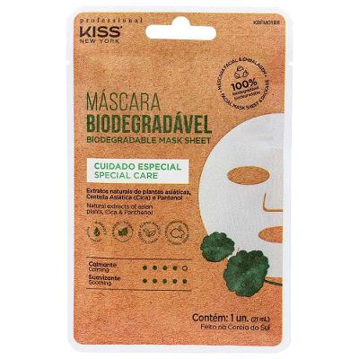 Máscara Facial Biodegradável Kiss NY Cuidado Especial