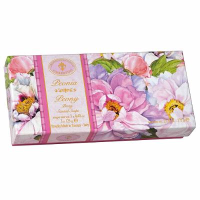 Kit Sabonete Solido Fiorentino Penônia 3x125g