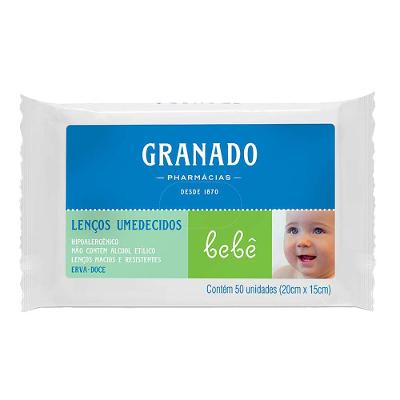 Lenços Umedecidos Bebê Erva-doce Granado