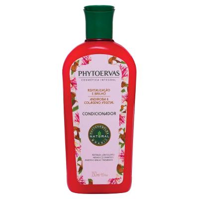 Phytoervas Revitalização e Brilho Andiroba e Colágeno Vegetal – Condicionador