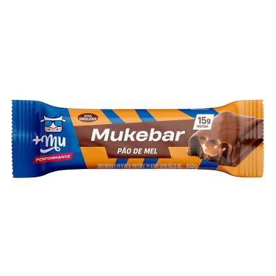 Barrinha de Proteína +Mu Performance Mukebar - Pão De Mel