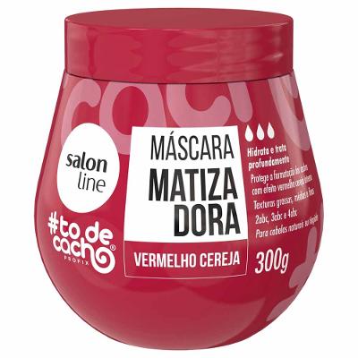 Salon Line #Todecacho Matizador Vermelho Cereja Máscara