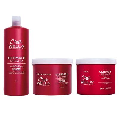 Wella Professionals Ultimate Repair Kit - Shampoo + Condicionador + Máscara