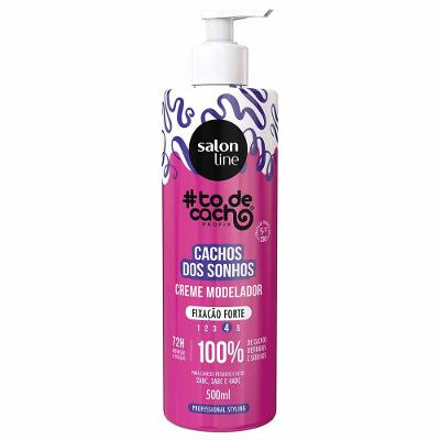 Salon Line #Todecacho Cachos Dos Sonhos Fixação Forte Creme Modelador