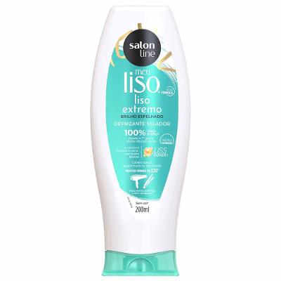 Defrizante Protetor Térmico Salon Line Meu Liso Extremo Brilho Espelhado