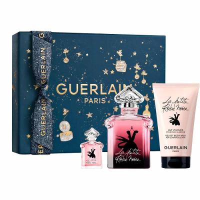 Guerlain La Petite Robe Noire Coffret Perfume Feminino EDP + Body Lotion + Miniatura