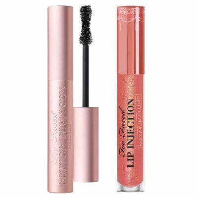Too Faced Kit - Máscara de Cílios + Gloss Labial Creamsicle Tickle