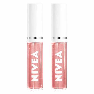 NIVEA Hidratante Labial Lip Oil Brilho Nutritivo Kit com 2 Unidades Rosé