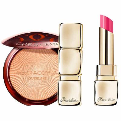 Guerlain - Iluminador Terracotta Luminizer + Batom KissKiss Bee Glow Kit Presenteável