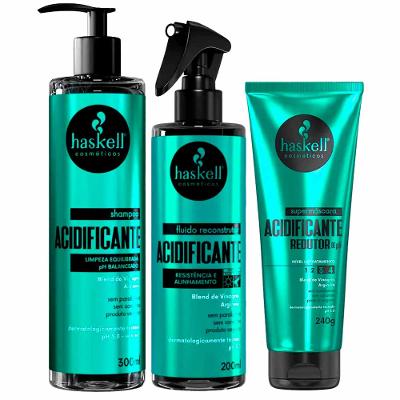 Haskell Kit – Shampoo + Acidificante + Super Máscara