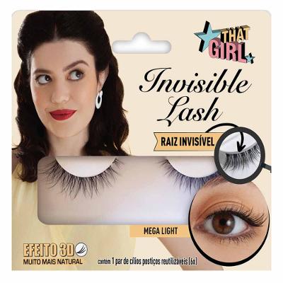 Cílios Postiços That Girl Invisible Lash 3D Mega Light