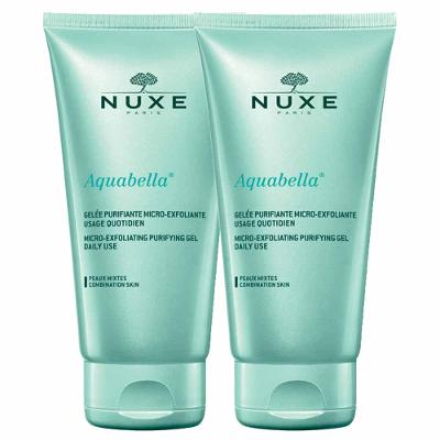 Nuxe Paris Aquabella Gel Esfoliante Facial Kit com 2 Unidades