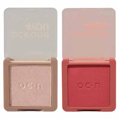Océane 4 You Kit - Iluminador em Pó Rose + Blush Fluffy Rosa