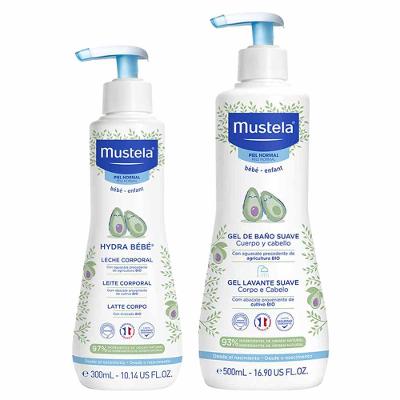 Mustela Bebê Kit - Gel de Banho + Hidratante Corporal